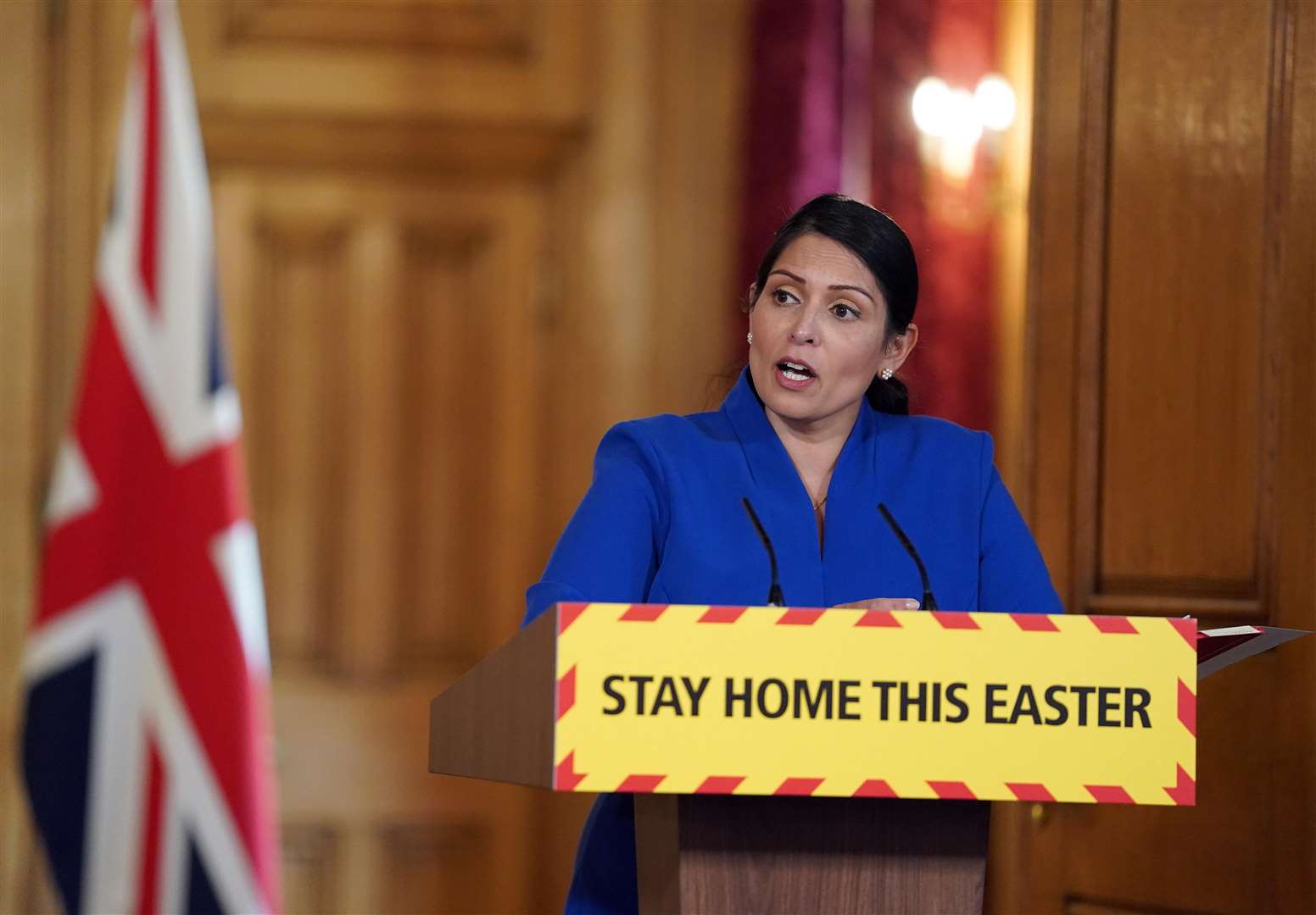 Priti Patel (Pippa Fowles/10 Downing Street/Crown Copyright/PA)