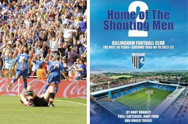 Gillingham's Wembley win in 2009 is among the highs of the 30-year period covered in the new book