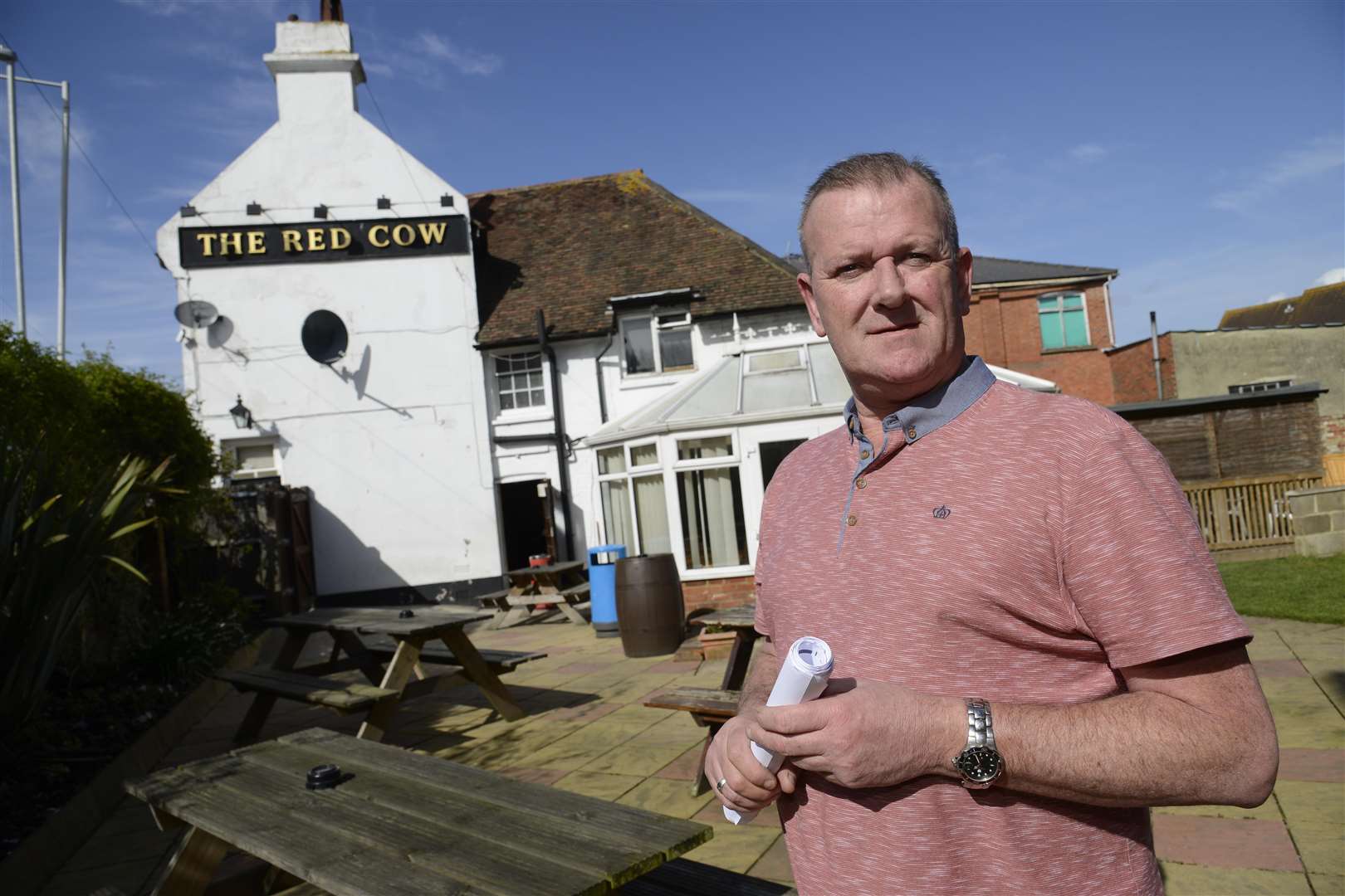 Joe Daniels, landlord of The Red Cow. Picture: Gary Browne