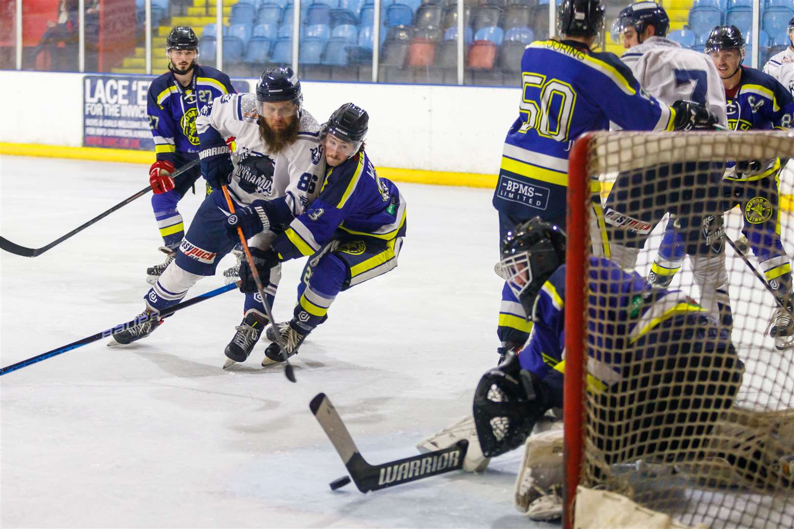 Stanislav Lascek pressures the Oxford goal for Invicta Dynamos Picture: David Trevallion