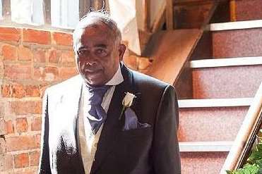 Dad Jagan Babwah at the castle barn on his daughter's wedding day. Picture: clnphotography.co.uk