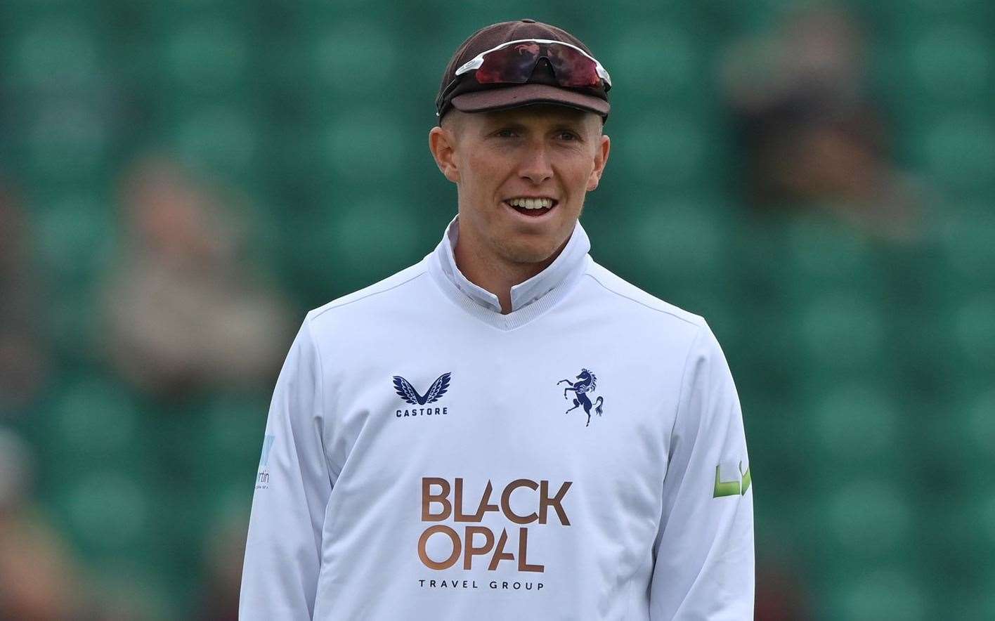 Kent's Zak Crawley - hit 91 against Northants at Canterbury. Picture: Keith Gillard