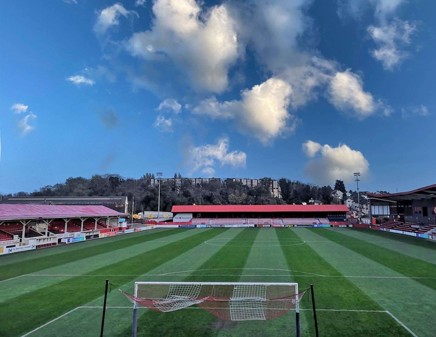 The Kuflink stadium is where Ebbsfleet United currently play their home games. Picture: Northfleet Harbourside