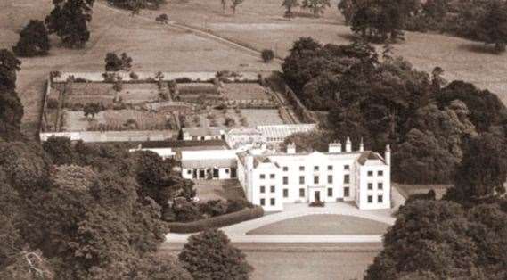 The main house at Beachborough Park dates back to 1813