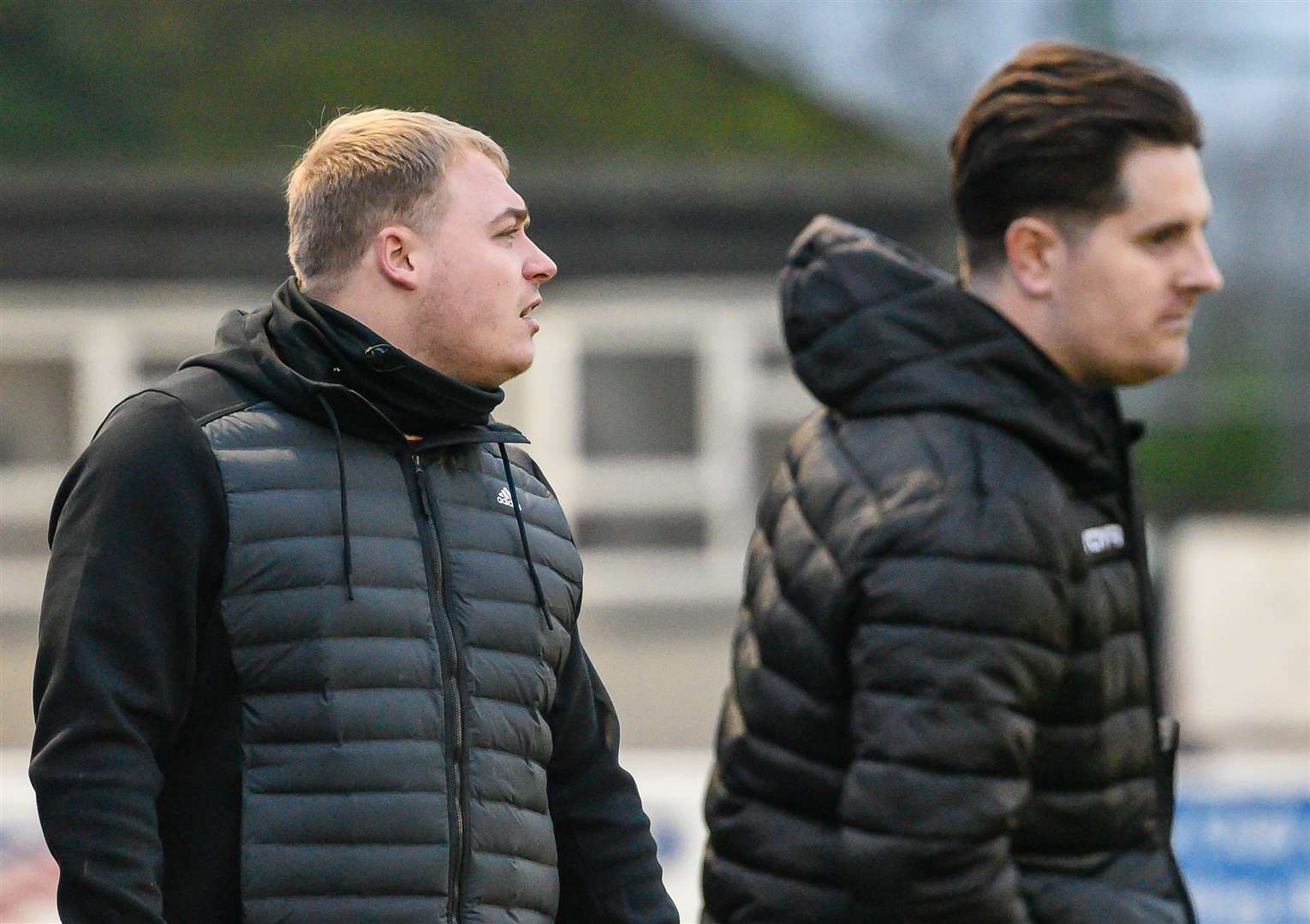 Canterbury City claimed their first win under joint-bosses Chris Woollcott and Josh Hall, pictured, on Saturday. Picture: Alan Langley