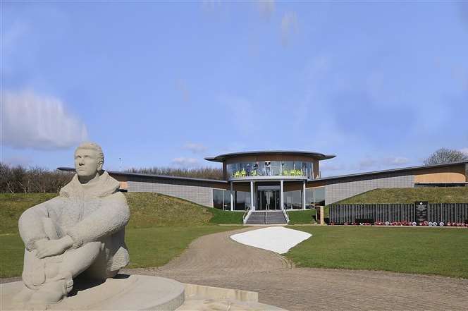 The Battle of Britain Memorial, in Capel Le Ferne