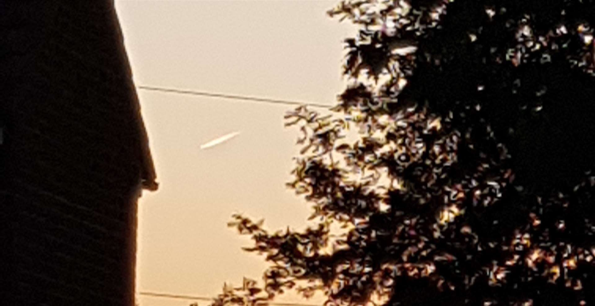 The International Space Station seen passing over Ashford. Picture: Pierre Virgin