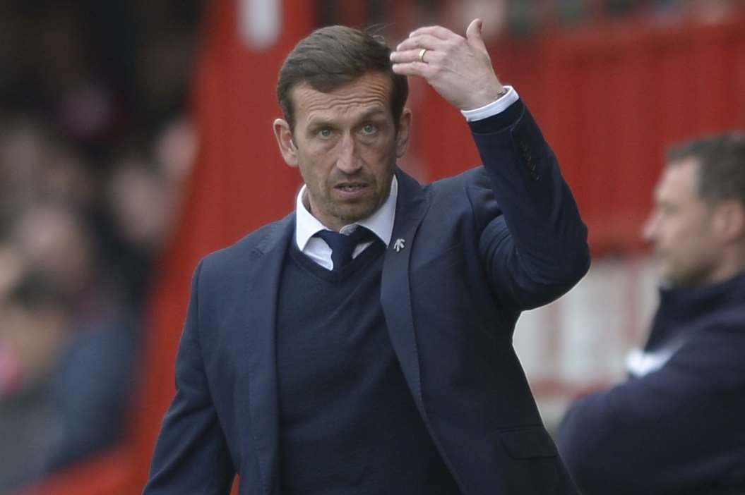 Gillingham manager Justin Edinburgh Picture: Barry Goodwin