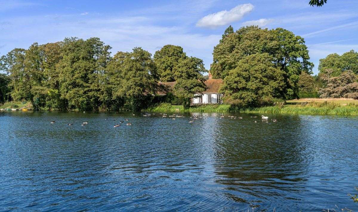 Enjoy strolls around the lake that sits right outside your front door. Picture: Tyron Ash International