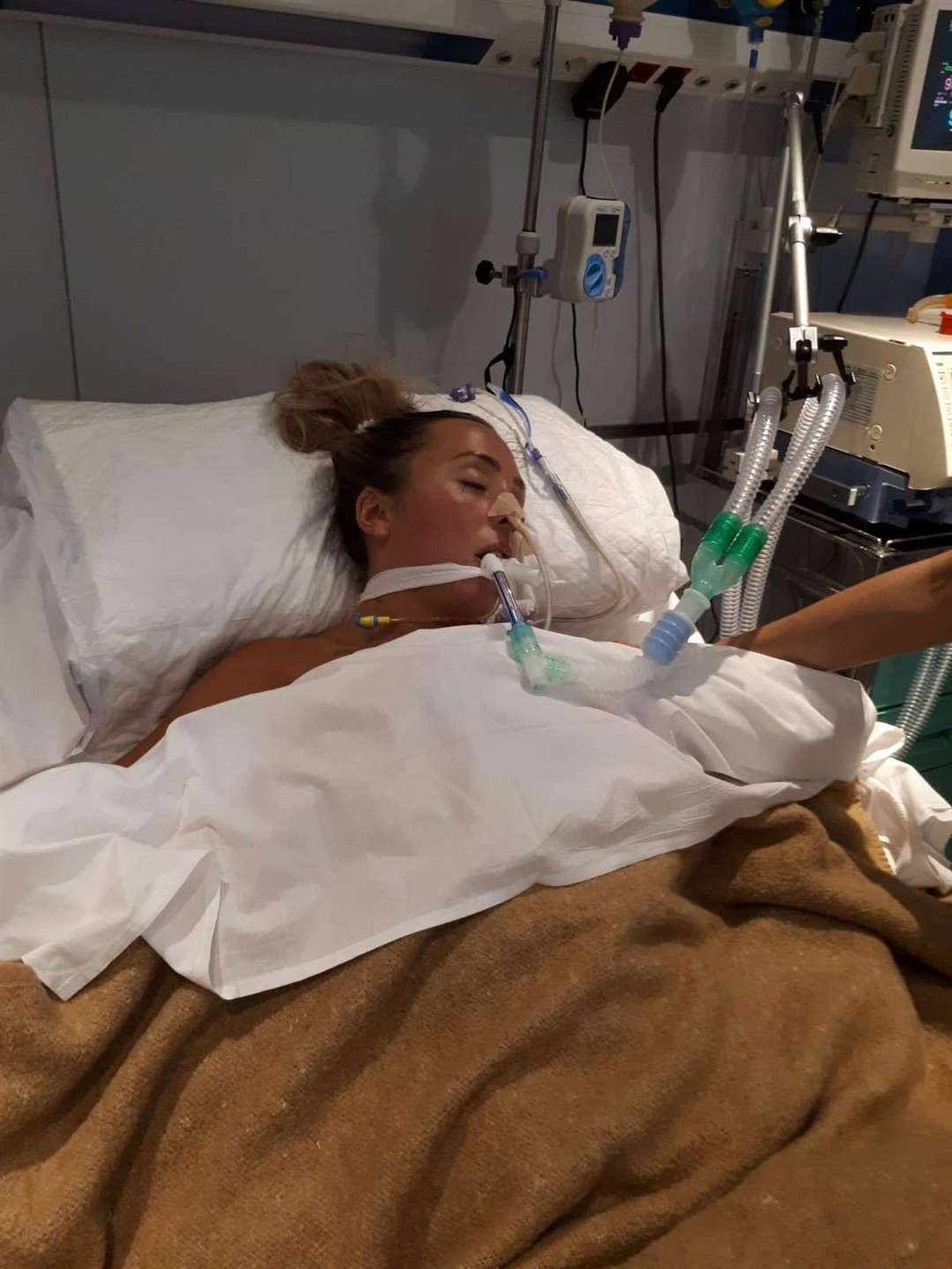 Hayley Bray was left paralysed and heavily sedated within 48 hours of seeking medical assistance for what she thought was a UTI