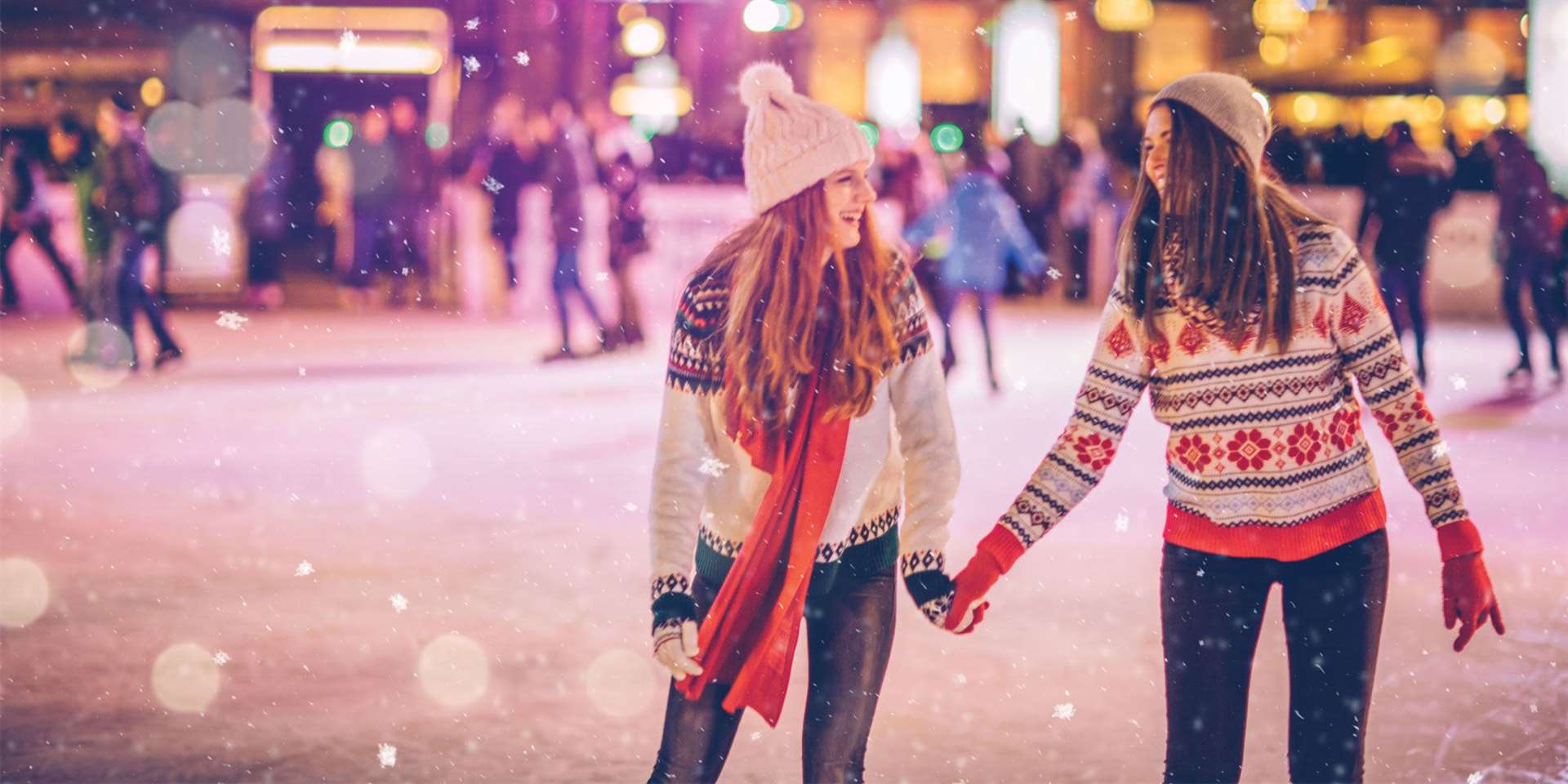 You can be an ice rink steward at Bluewater