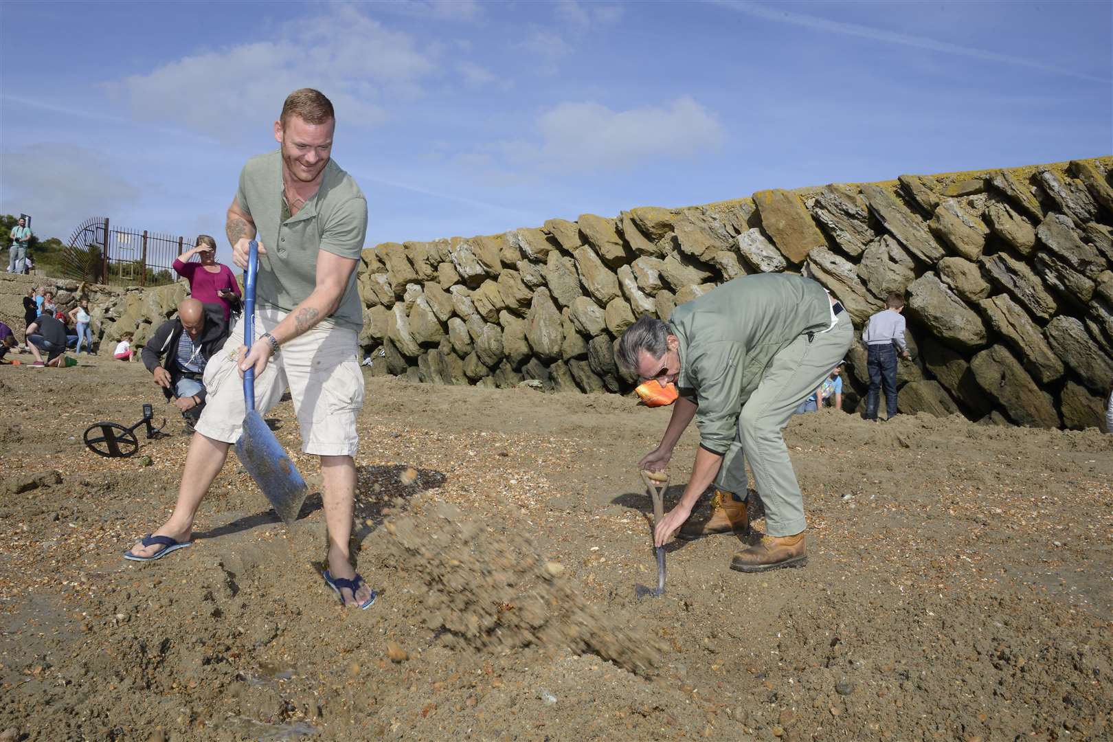 But could more gold still be buried in the sand? Picture from 2014 and taken by: Paul Amos