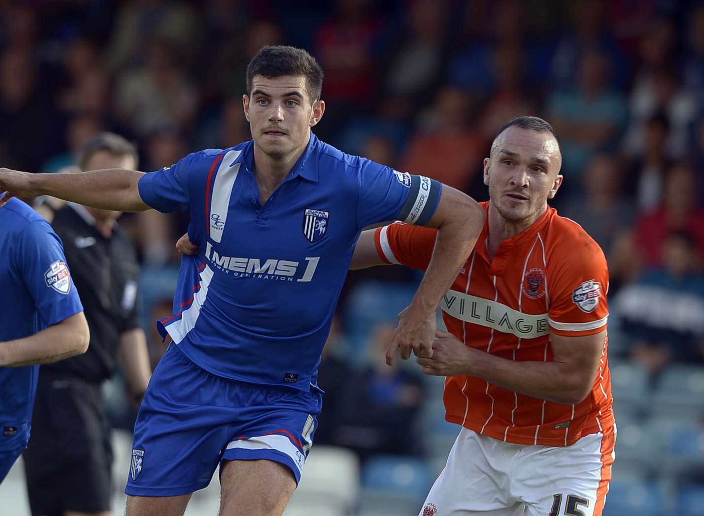 Gillingham's John Egan Picture: Barry Goodwin