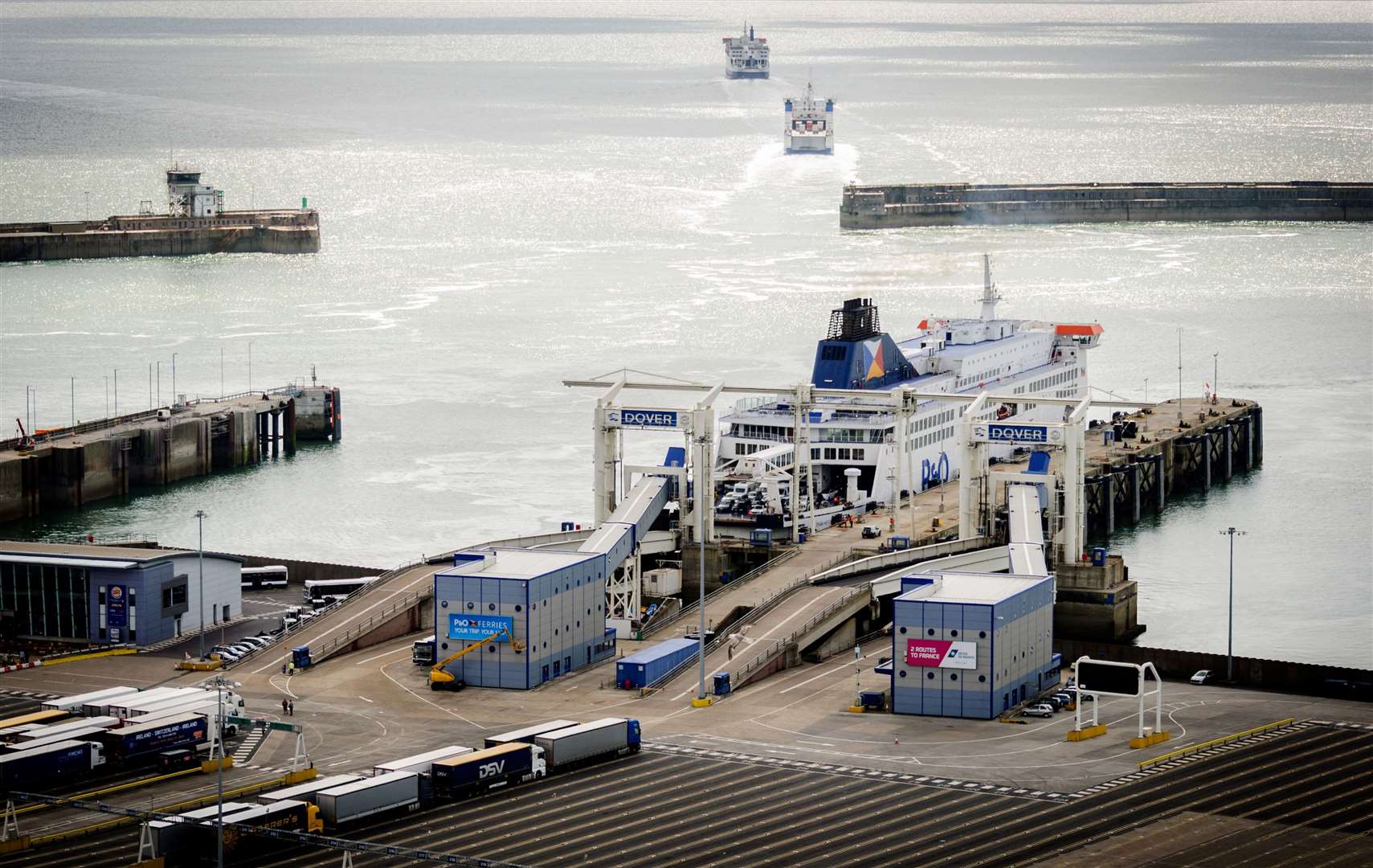 Lorries off-loading at Dover may find themselves on a diversion to Sevington