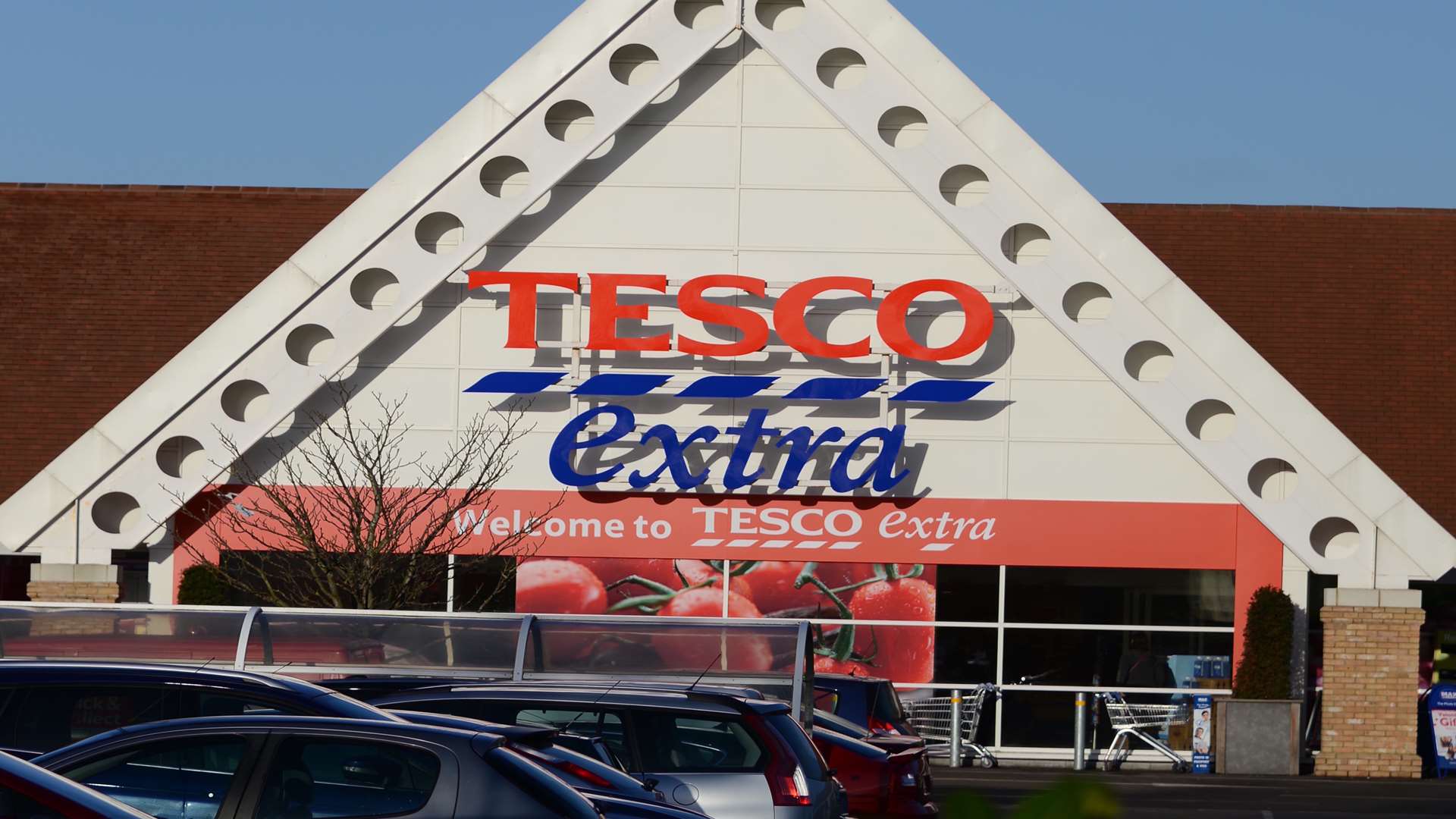 The Tesco Extra store at Park Farm in Ashford