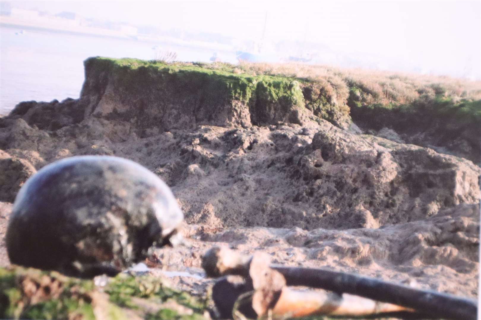 Skull on Dead Man's Island off Queenborough. Picture: A History of Sheppey in Pictures by Chris Reed