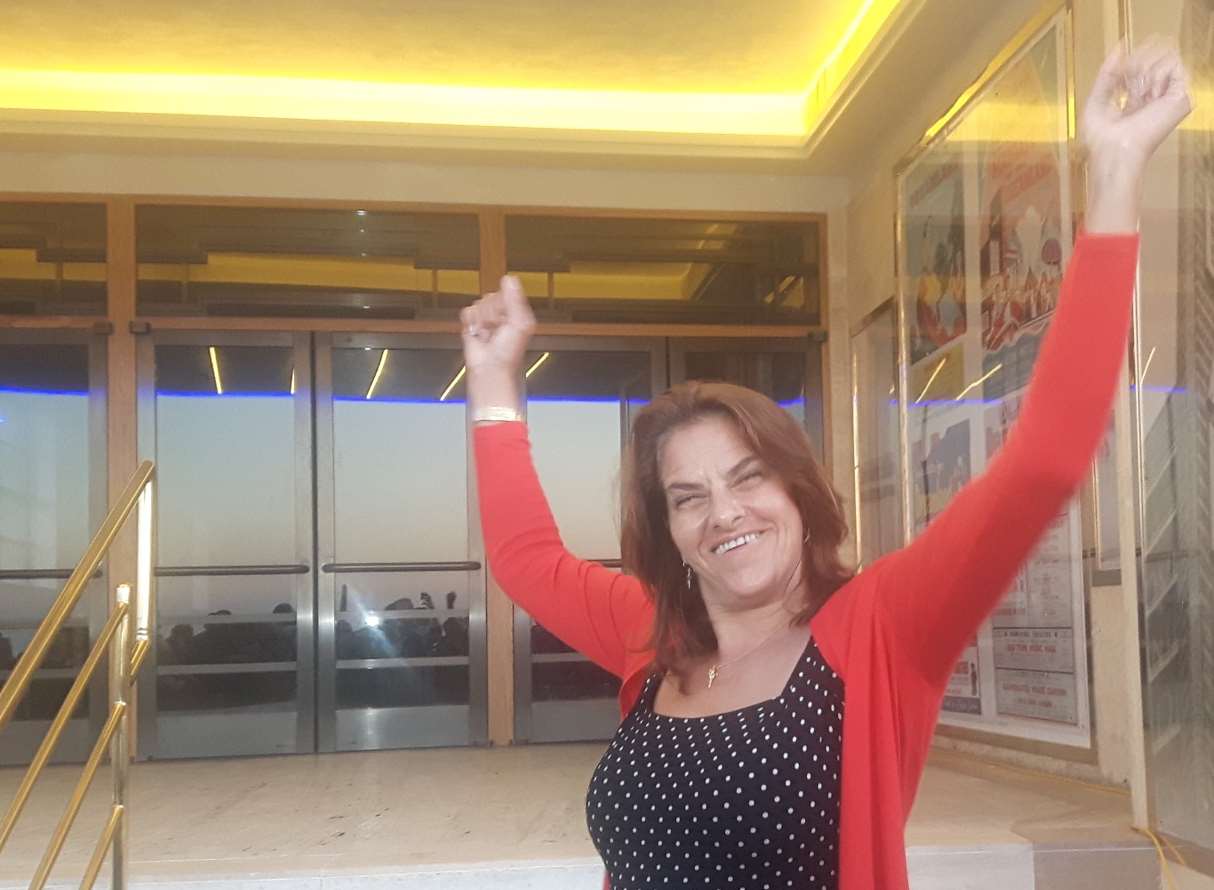 Artist Tracey Emin unveils the Dreamland sign