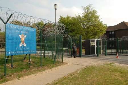 Howe Barracks, where the soldiers on trial are based