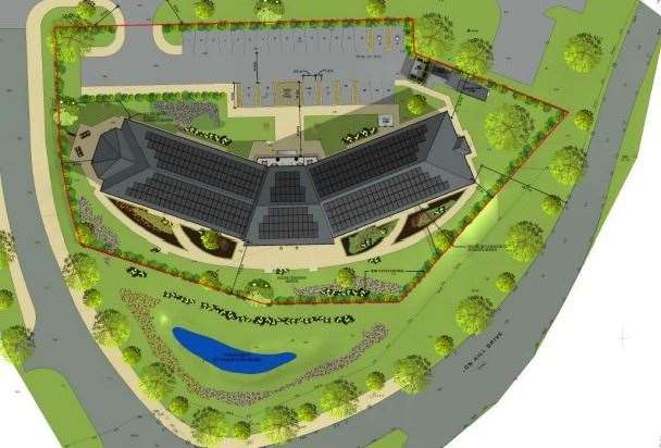 The layout of the 66-bed care home. Picture: LNT Care Developments.