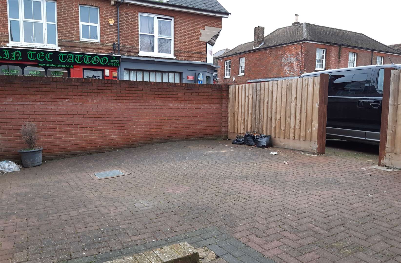 Outdoor space at the former pub will be used for barbecues