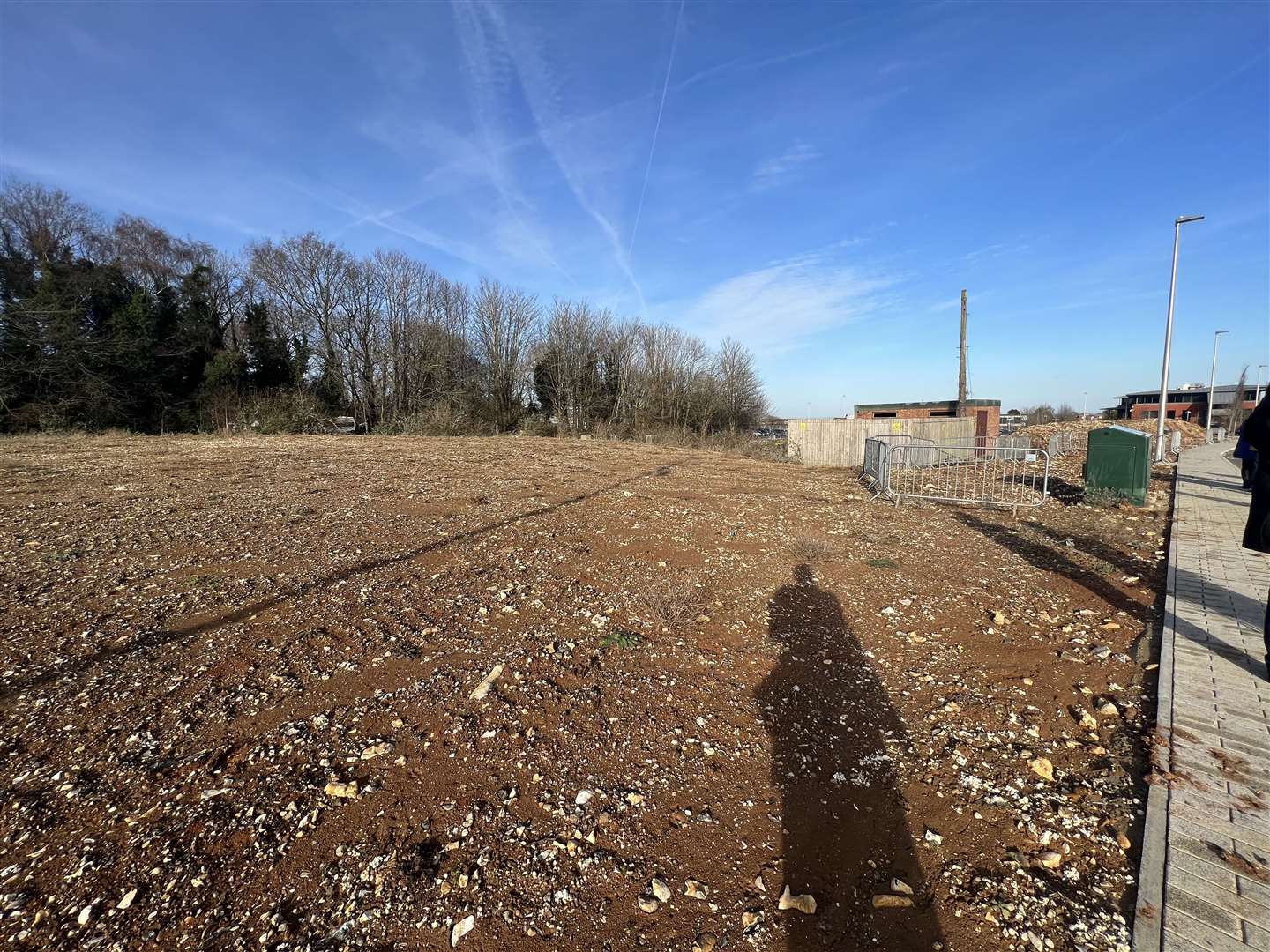 One of the undeveloped plots at Innovation Park