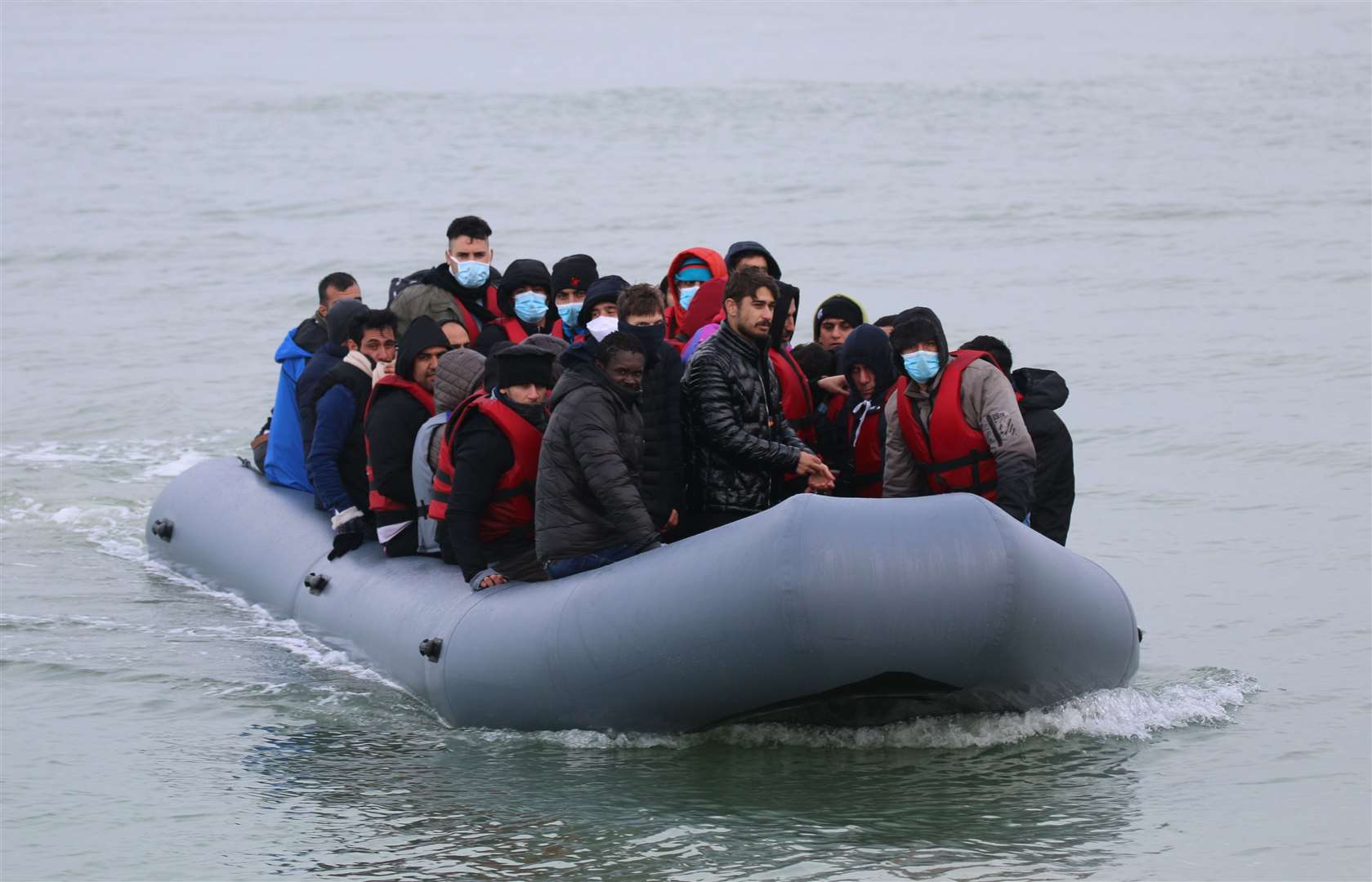 At least five people have died after a failed attempt to cross the English Channel. Stock image