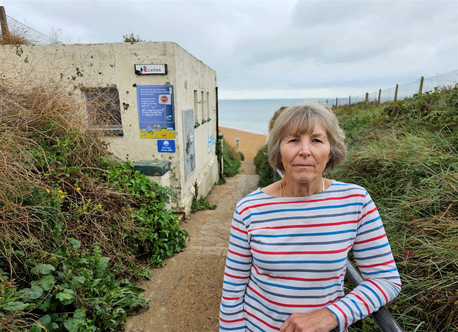 Broadstairs resident Tina Hubbard is calling for vital upgrades to the 'inadequate' toilets. Picture: Tina Hubbard