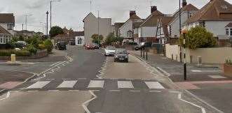 The pedestrian crossing in Northdown Road (24369533)