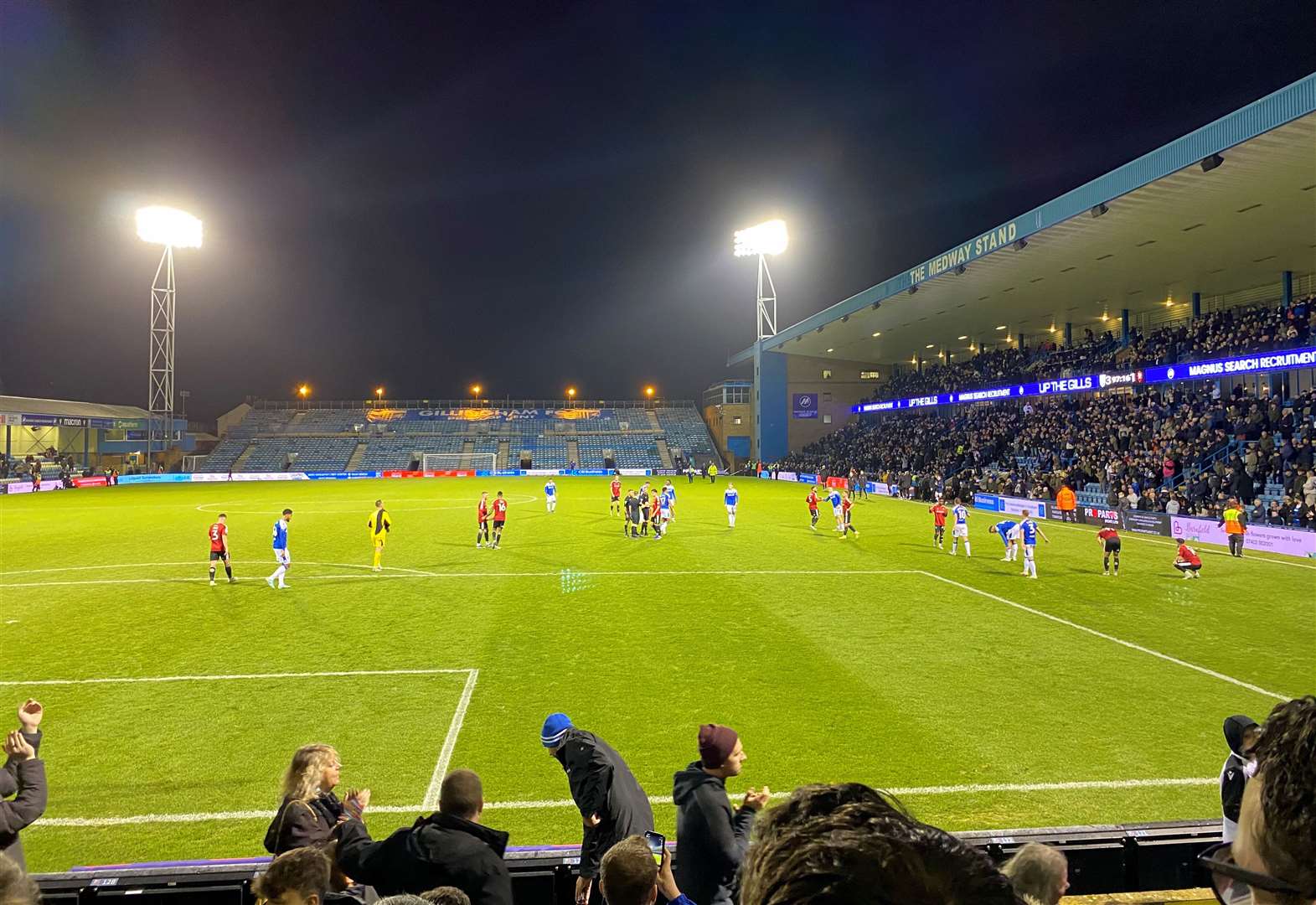 It was the Gillingham vs Salford City game