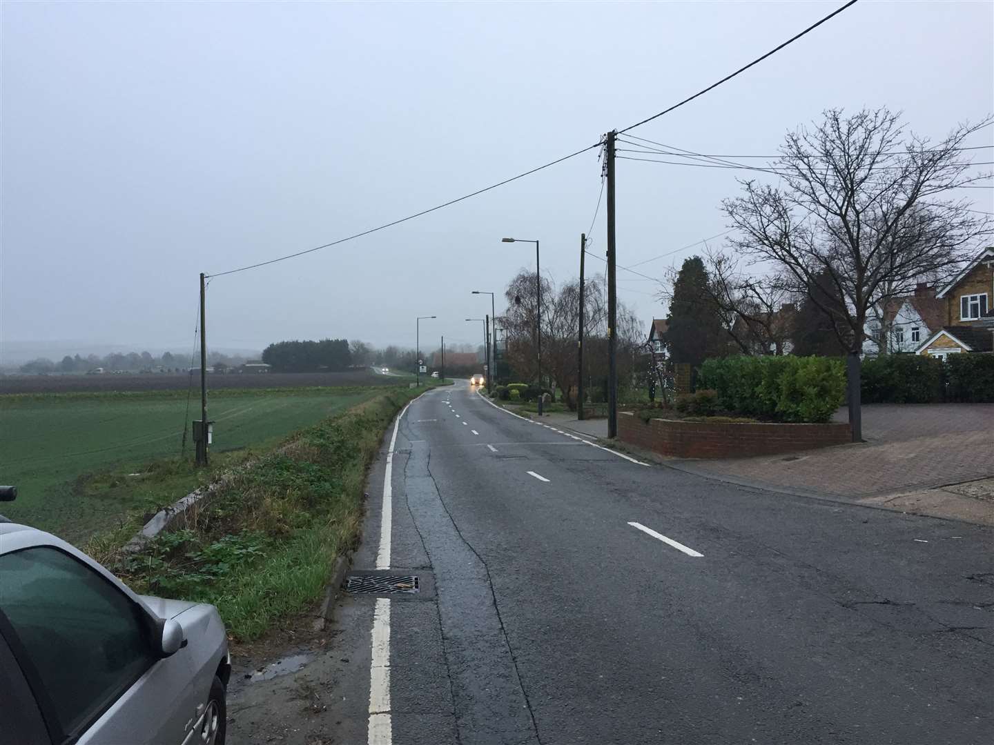 The victim of the suspected hit-and-run was found near Station Road, Cliffe