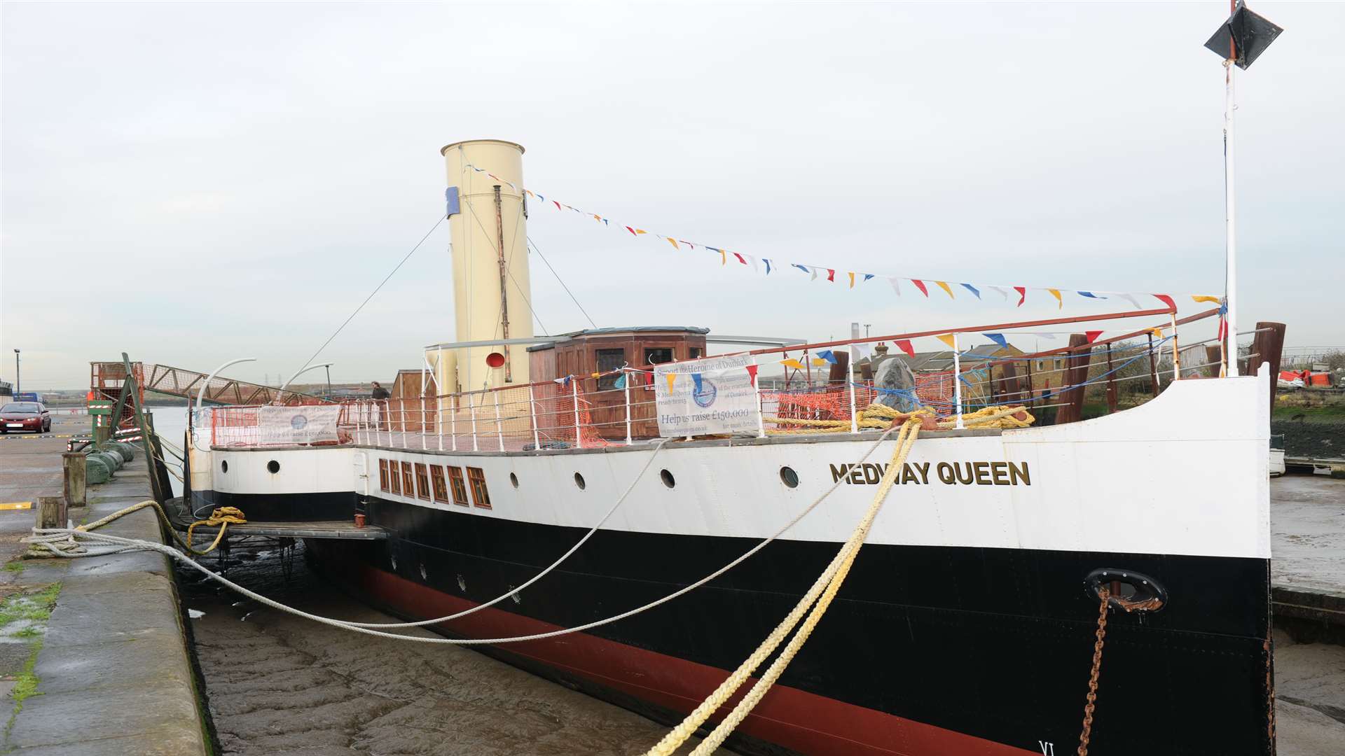 Medway Queen at Gillingham Pier