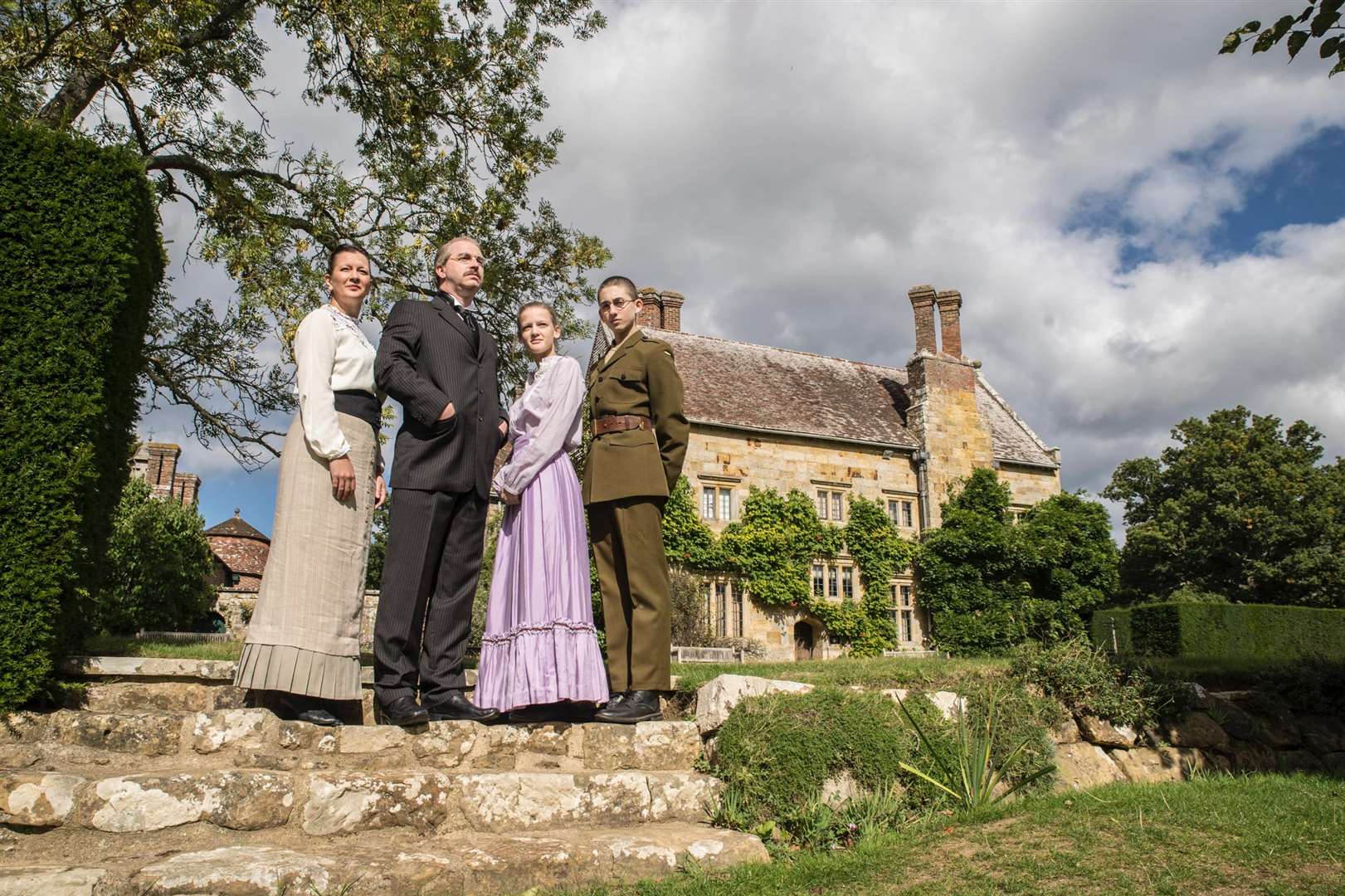 The cast of My Boy Jack at the Tower Theatre at Bateman’s. Credit: David Shackle.