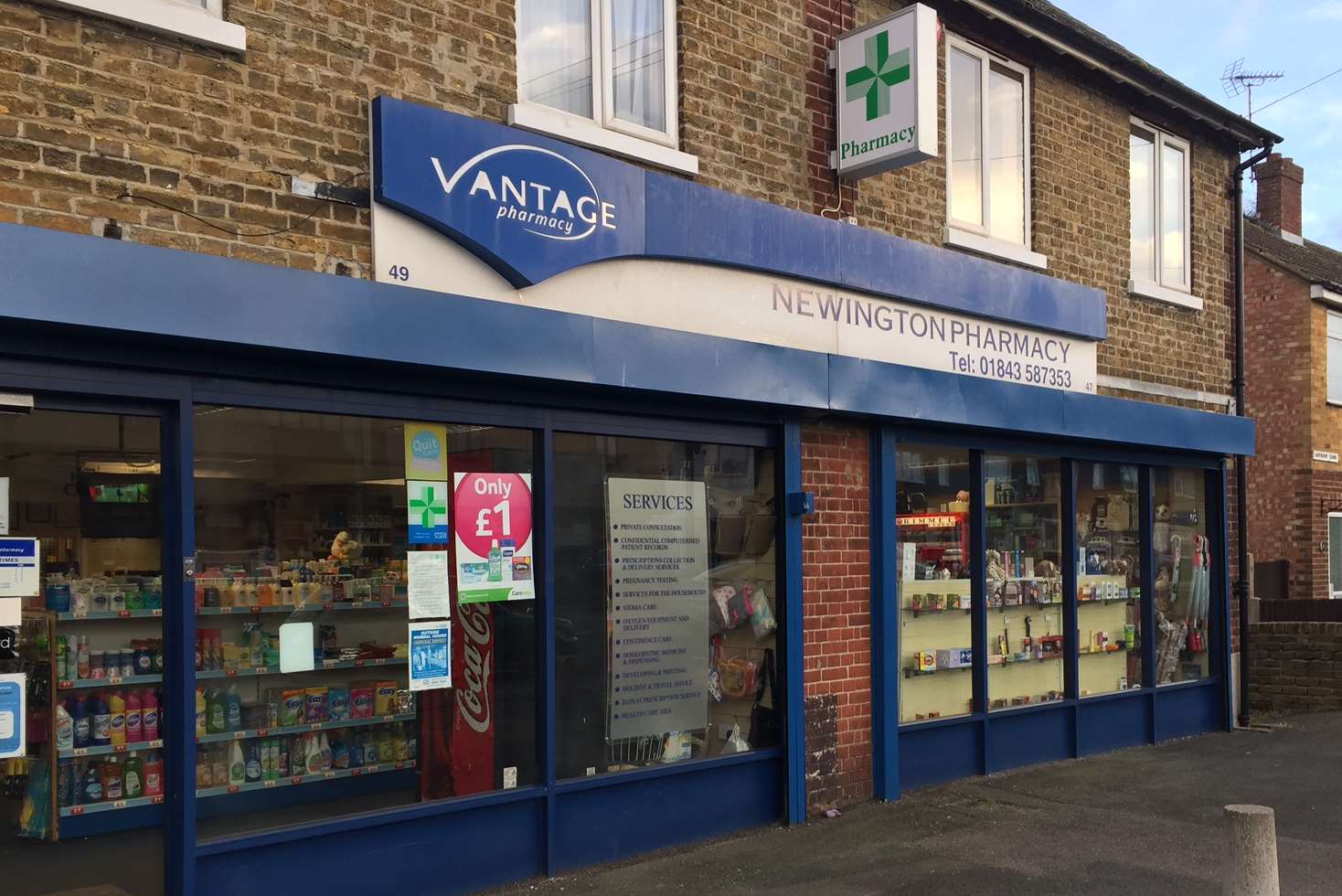 Newington Pharmacy in Newington Road, Ramsgate