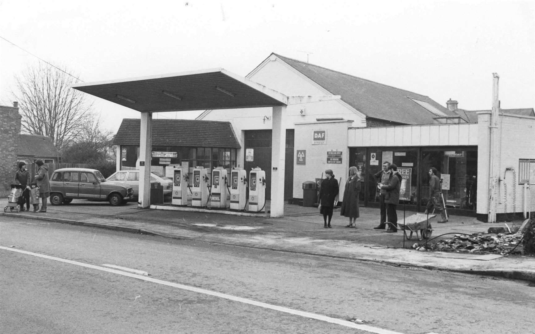 Petrol in the 1980s - in the days before garage's needed to display prices for a litre of fuel in pounds as well as pence