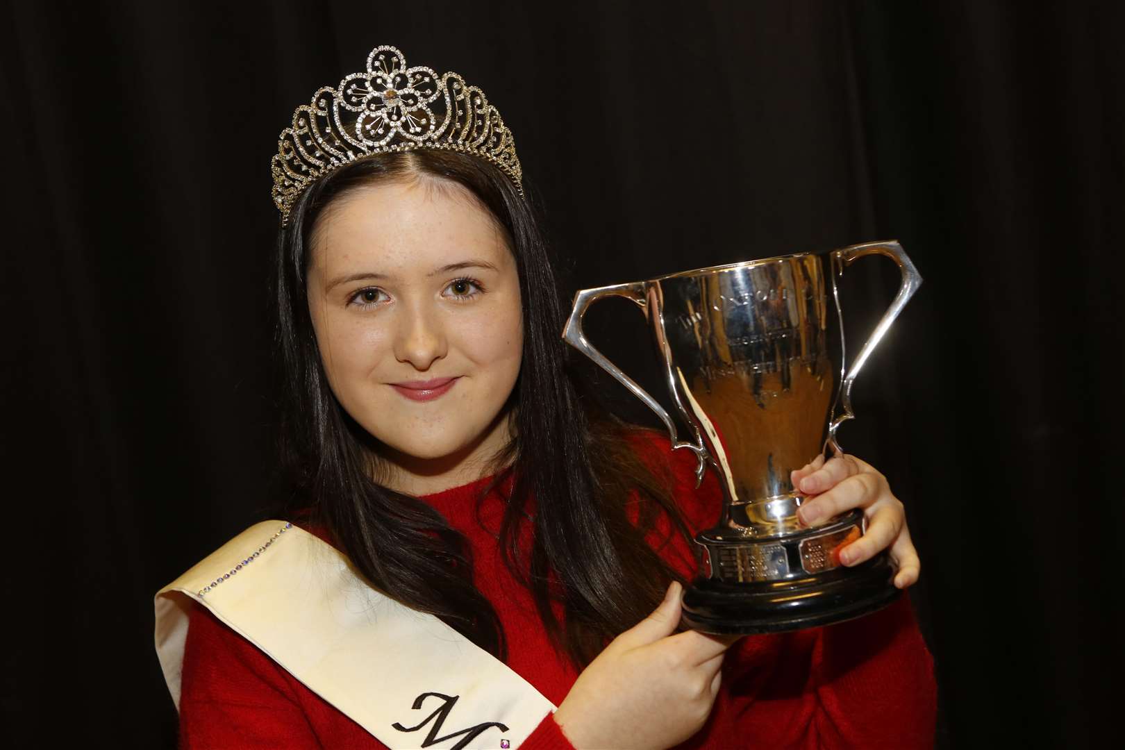 Crowning of the new Miss Whitstable, Jade Rafferty, at All Saints Church Hall in Whitstable. Picture: Andy Jones