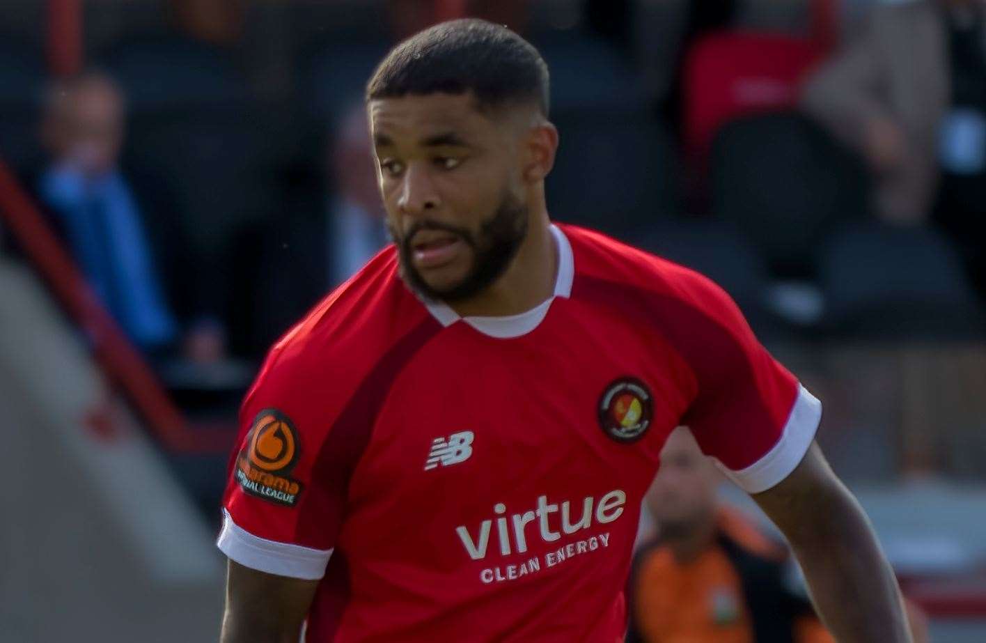 Ebbsfleet boss Danny Searle was waiting to hear news on striker Dominic Samuel's injury. Picture: Ed Miller/EUFC