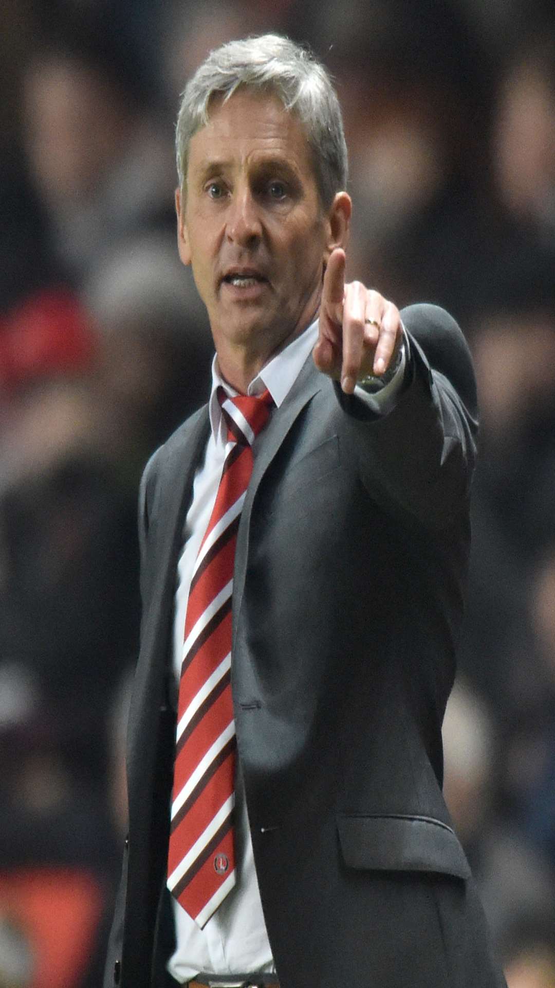 Charlton manager Jose Riga Picture: Keith Gillard