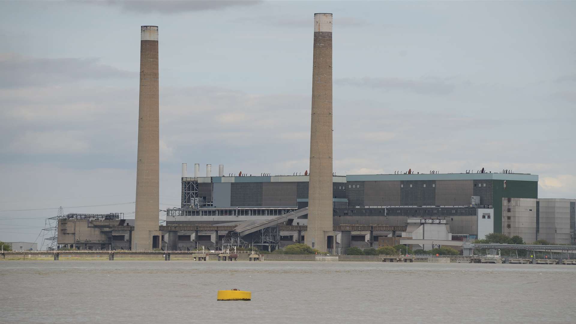 The skyline will change forever when the two chimneys come down. Picture: Gary Browne