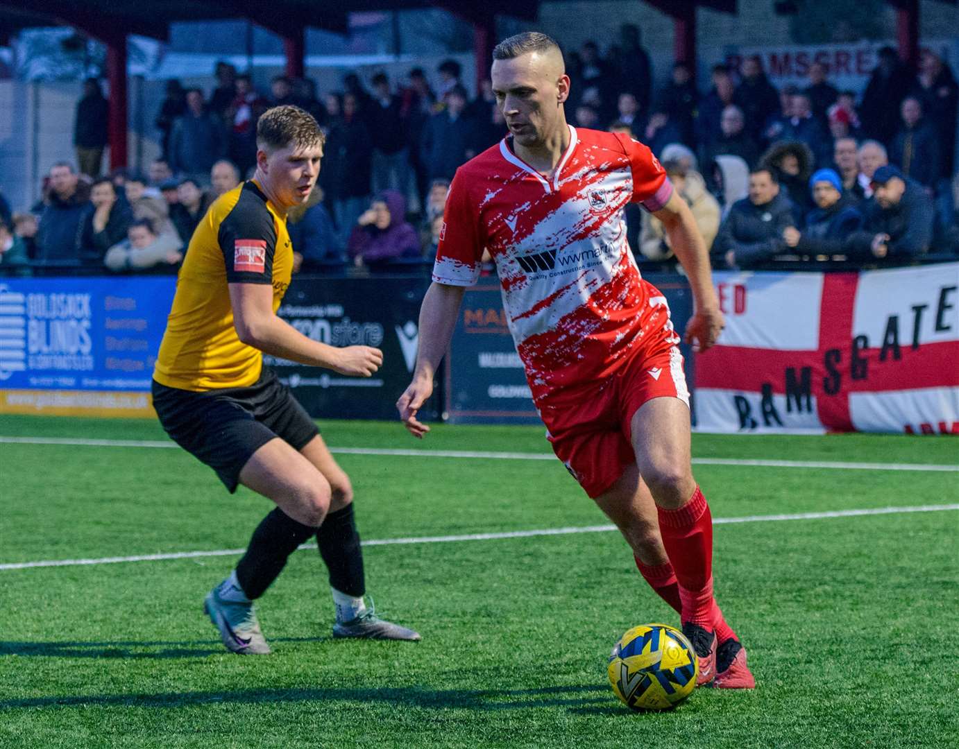 Ramsgate striker Joe Taylor. Picture: Stuart Watson