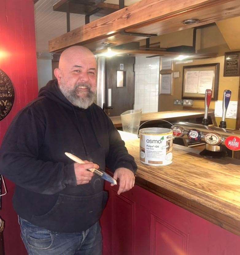 Marc "Barney" Bennett has been going to the Toad Rock Retreat for more than 30 years and is helping to get it open