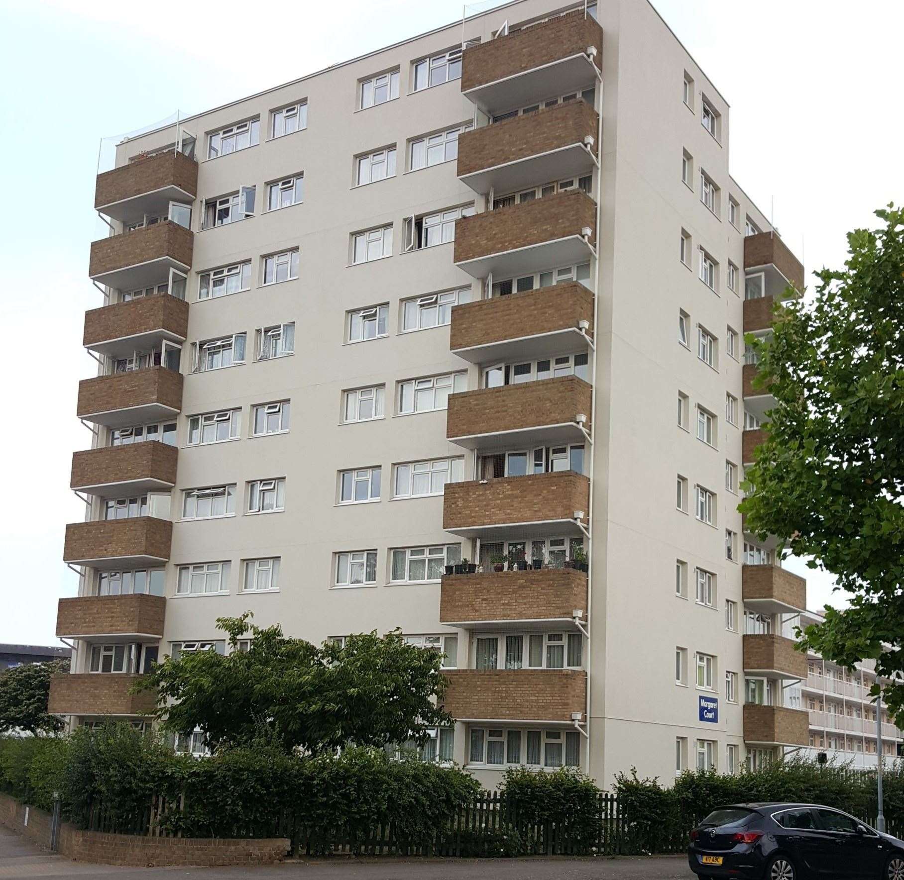 Those living in Margaret Court, Herne Bay, have been forced to use the stairs