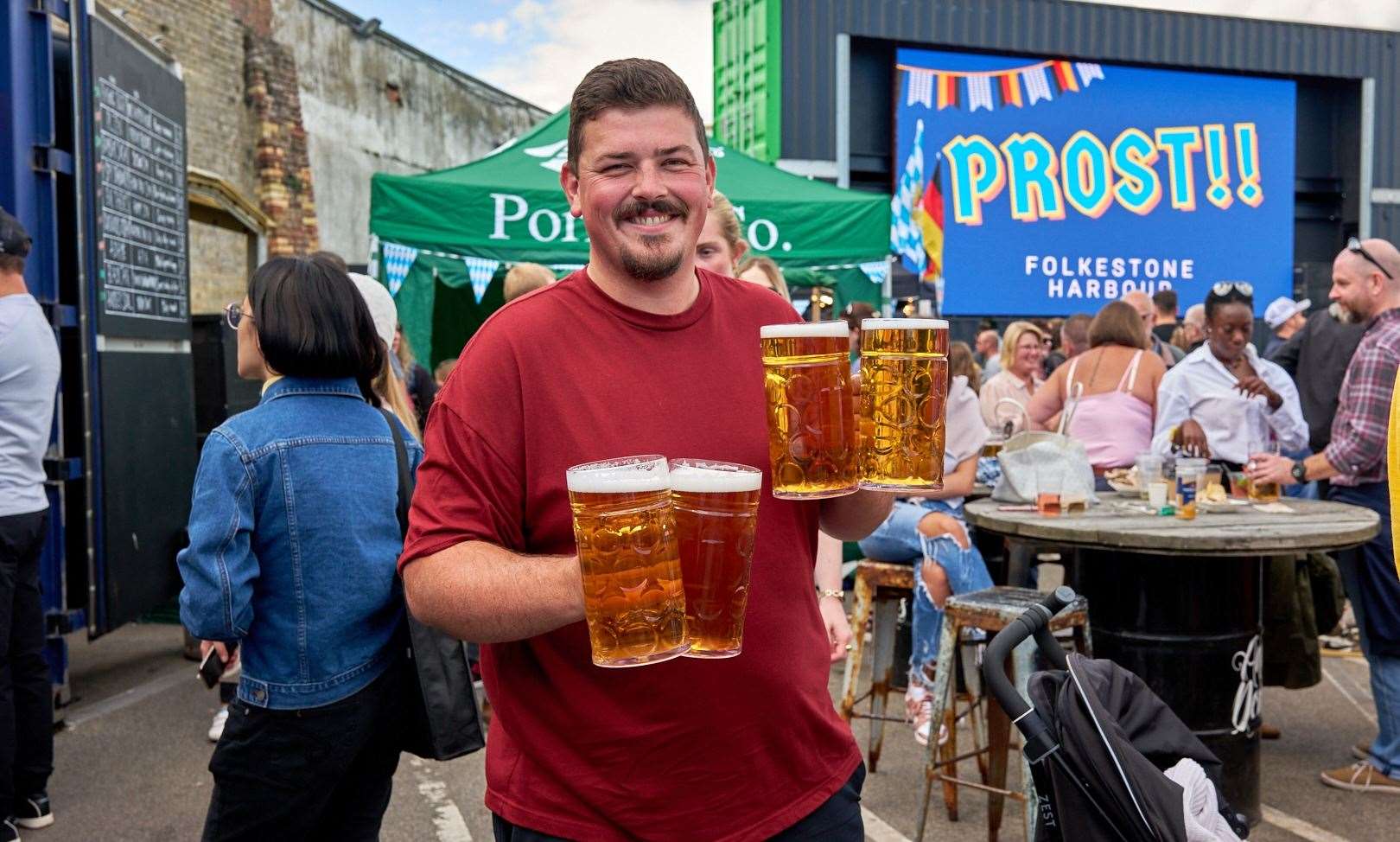 Wünder Harbour in Folkestone is Kent’s only free-to-enter Oktoberfest event. Picture: Folkestone Harbour