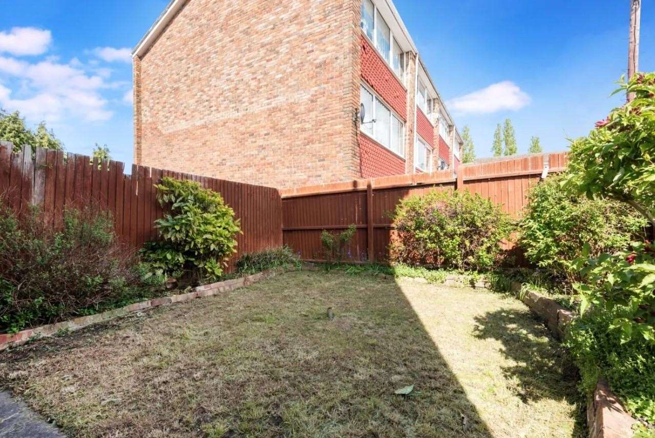 The rear garden. Picture: Zoopla / Acorn