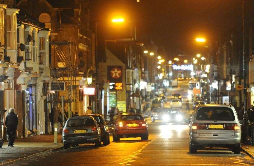 The fight broke out in Herne Bay High Street