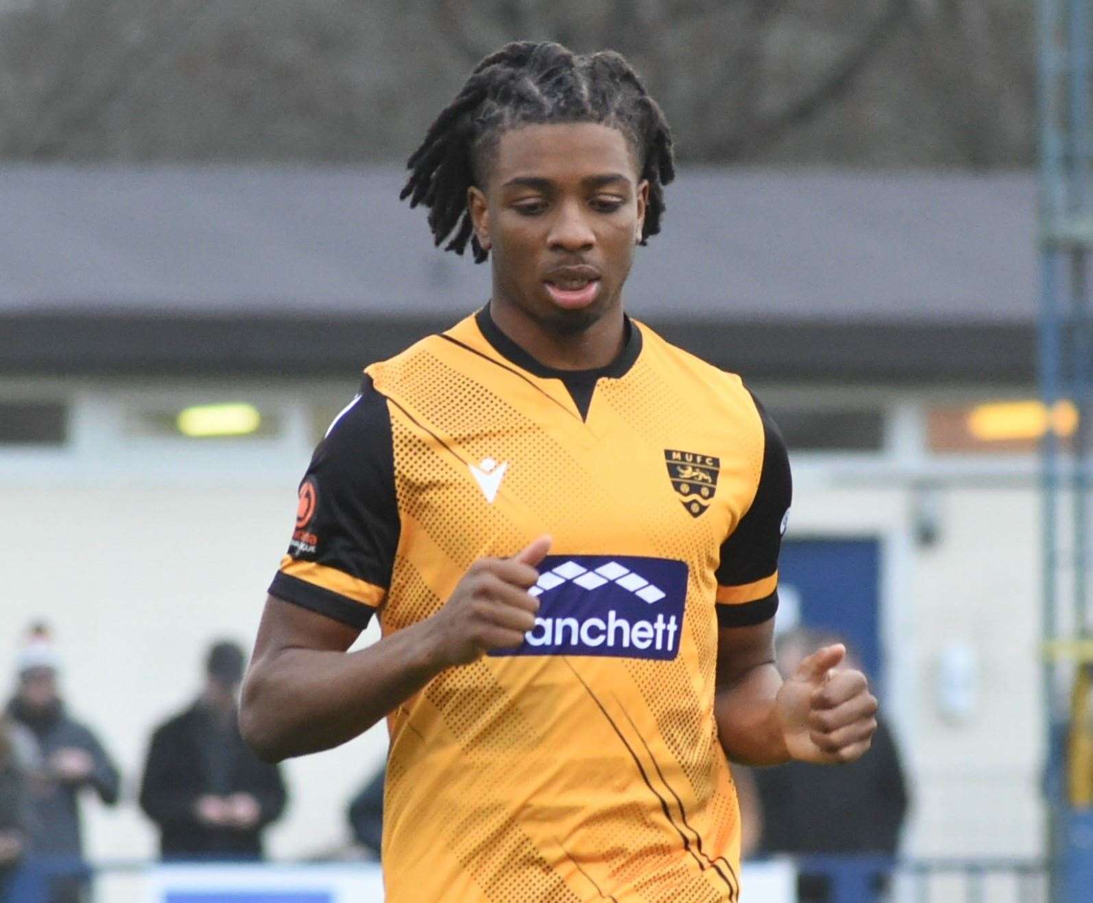 Maidstone United midfielder Dominic Odusanya Picture: Steve Terrell