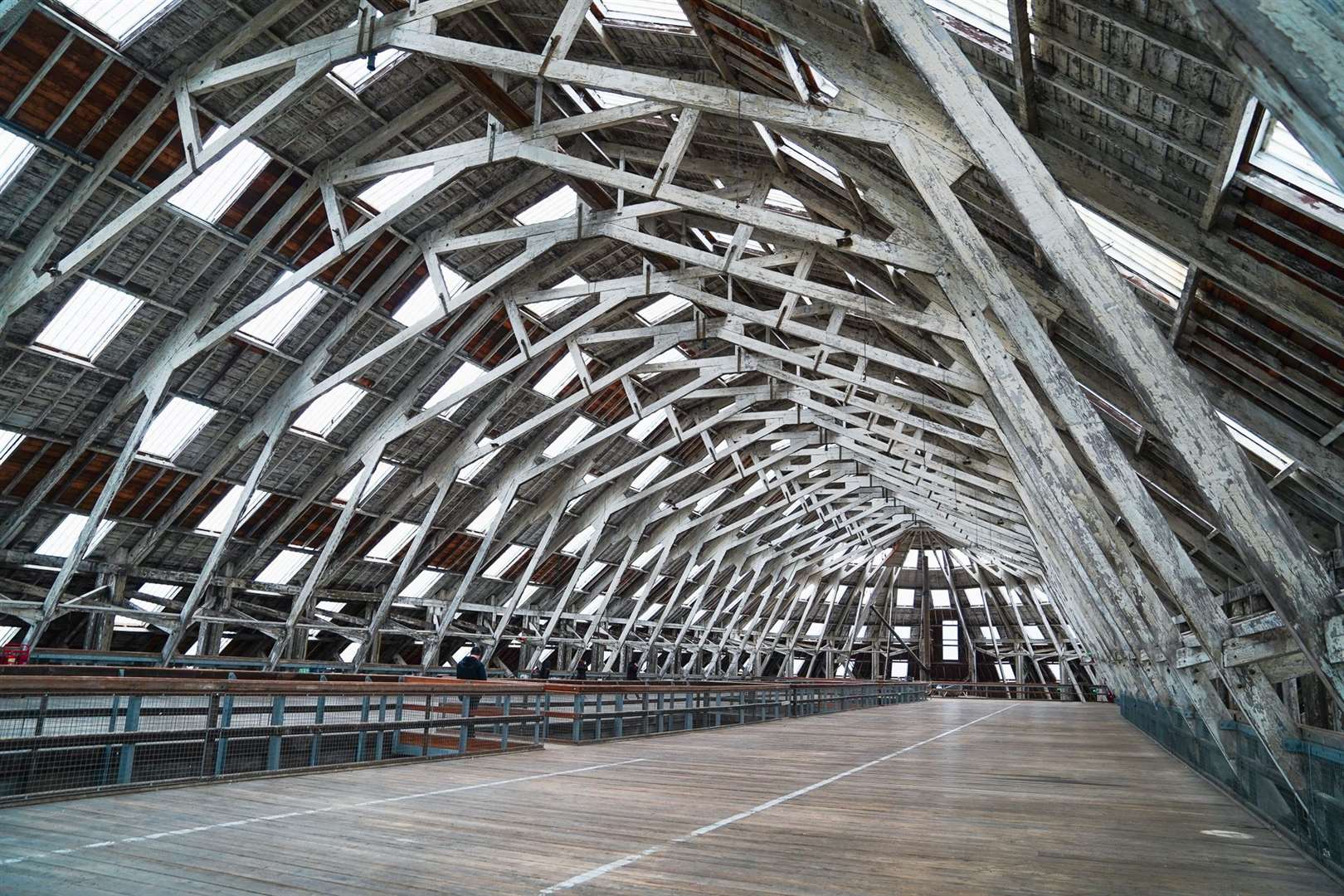 The iconic 3 Slip at Chatham Historic Dockyard