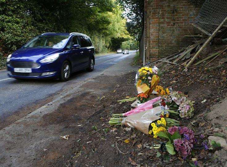 The scene of the Hawkhurst crash. Picture: Andy Jones