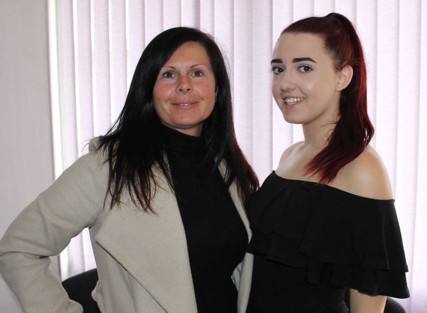 Alex-Nicole Jamieson and her mum Nicola