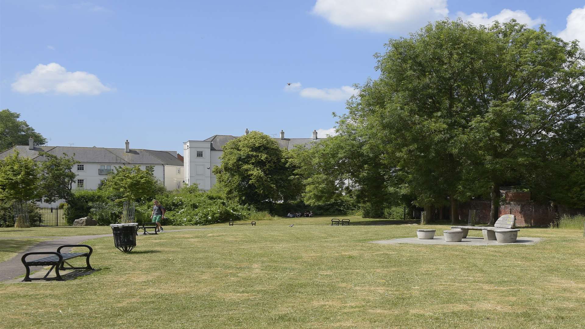 The Greyfriars Garden between Stour Street and St Peter's Grove.