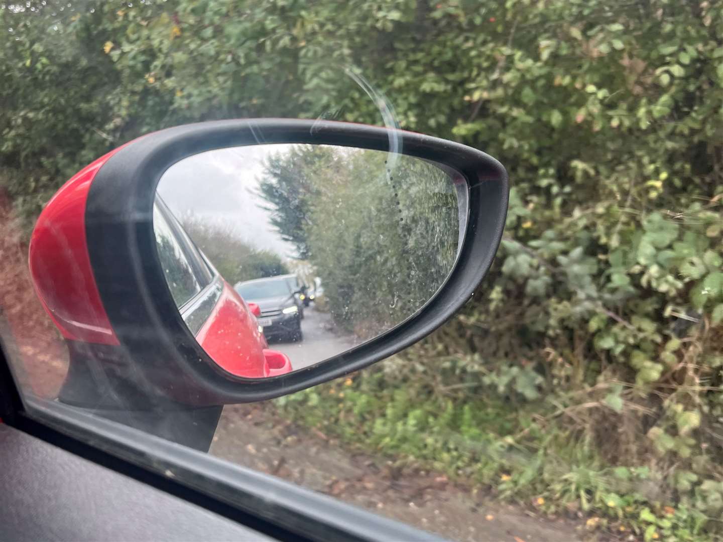 Traffic queuing along Plough Road, Eastchurch. Picture: KentOnline